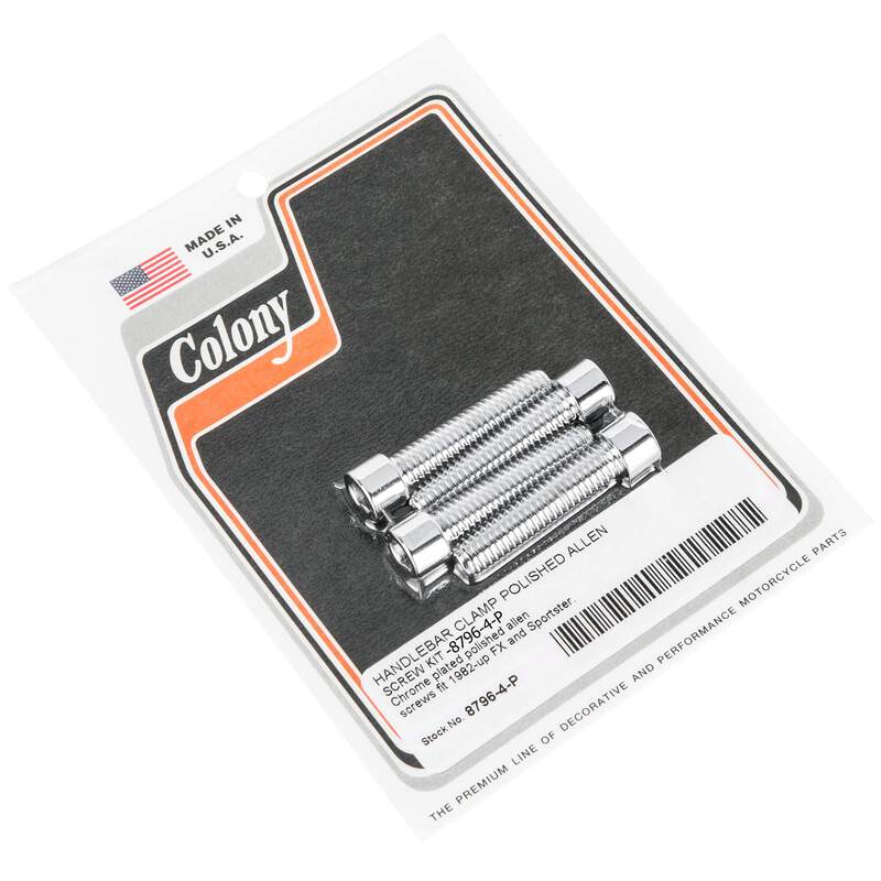 COLONY MACHINE HANDLEBAR TOP CLAMP BOLT KIT 8796-4